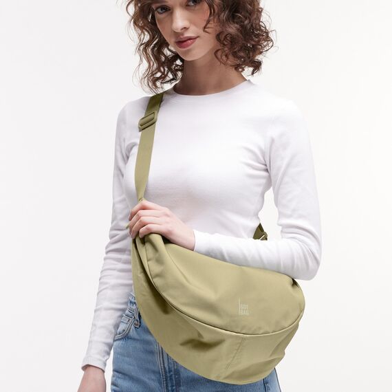 GOT BAG Crossbody Moon Bag | Halbmond Handtasche Wasserabweisend | Stylische Umhängetasche mit verstellbarem Gurt