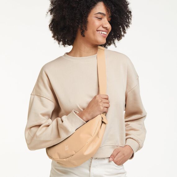 GOT Bag Moon Bag Handtasche aus Ocean Impact Kunststoff | Halbmondtasche, wasserdicht, recycelt | Hüfttasche Crossbody mit verstellbarem Schultergurt, Krill (Small), S, Lässig