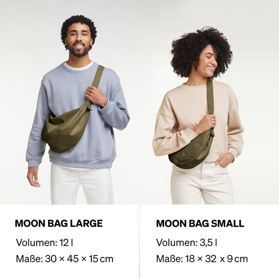 GOT BAG Moon Bag Large, Damen-Rucksack, Einheitsgröße, Krokodil, Einheitsgröße