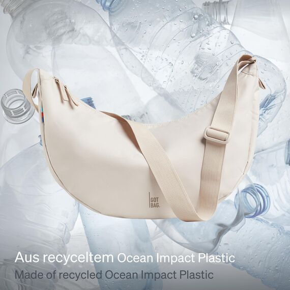 GOT BAG Crossbody Moon Bag | Halbmond Handtasche Wasserabweisend | Stylische Umhängetasche mit verstellbarem Gurt