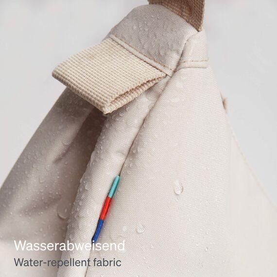 GOT BAG Moon Bag Umhängetasche aus Ocean Impact Kunststoff | Halbmondtasche wasserdicht | Hüfttasche Crossbody mit verstellbarem Schultergurt, Sof Shell (Mini), one size, Lässig