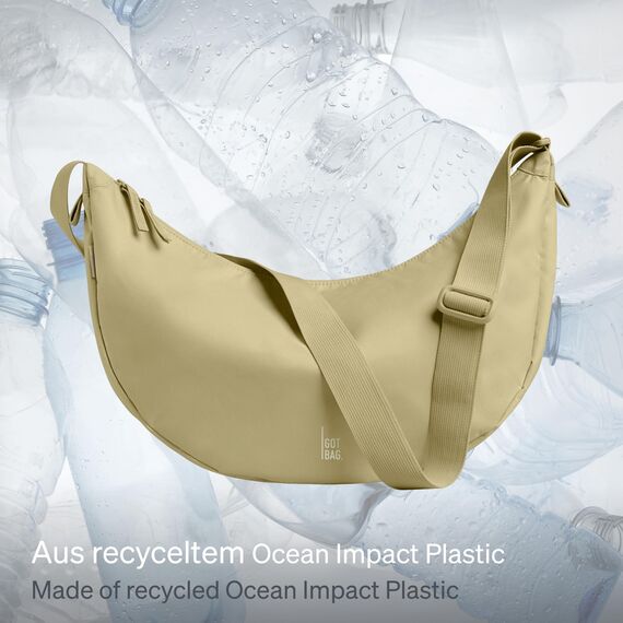 GOT BAG Crossbody Moon Bag | Halbmond Handtasche Wasserabweisend | Stylische Umhängetasche mit verstellbarem Gurt
