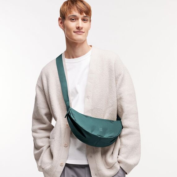 GOT BAG Crossbody Moon Bag | Halbmond Handtasche Wasserabweisend | Stylische Umhängetasche mit verstellbarem Gurt