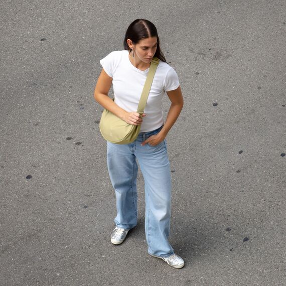 GOT BAG Crossbody Moon Bag | Halbmond Handtasche Wasserabweisend | Stylische Umhängetasche mit verstellbarem Gurt