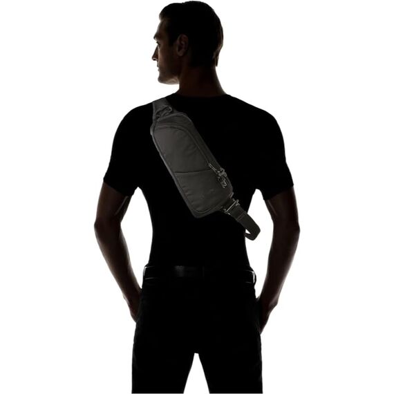 Pacsafe V Action Sling, Schwarz/Jet Black, Cross-Body Pack