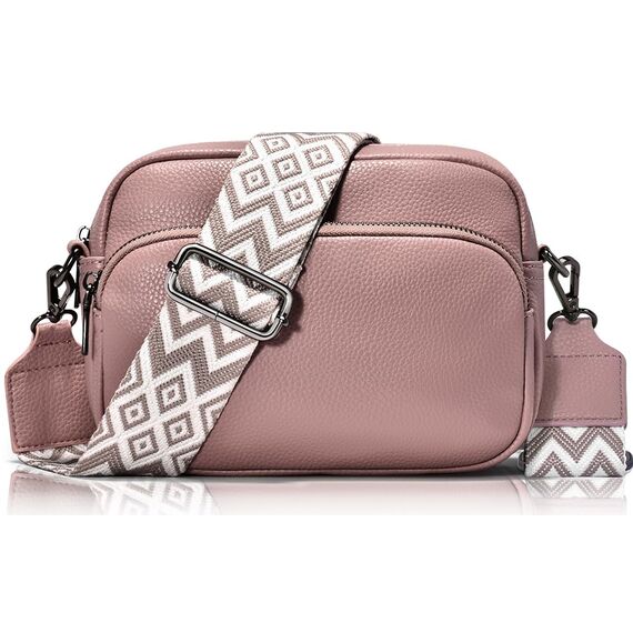 GASSDA Umhängetasche Damen Kleine Handtasche Damen PU Leder Crossbody Bag Moderne Taschen mit Abnehmbarem Schultergurt