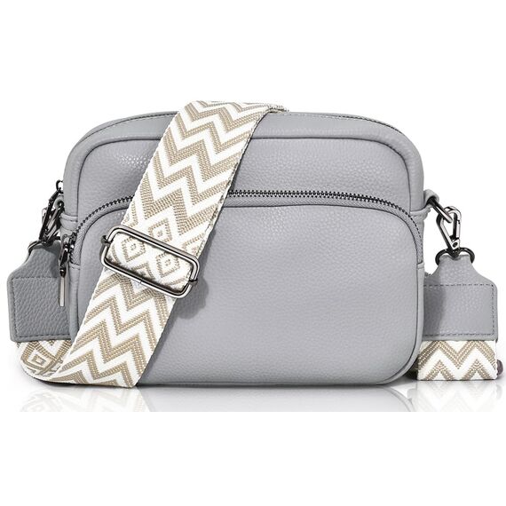 GASSDA Umhängetasche Damen Kleine Handtasche Damen PU Leder Crossbody Bag Moderne Taschen mit Abnehmbarem Schultergurt