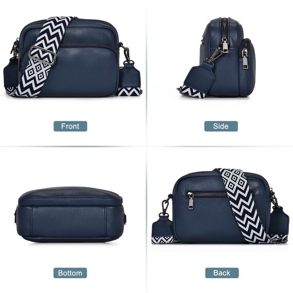 GASSDA Umhängetasche Damen Kleine Handtasche Damen PU Leder Crossbody Bag Moderne Taschen mit Abnehmbarem Schultergurt