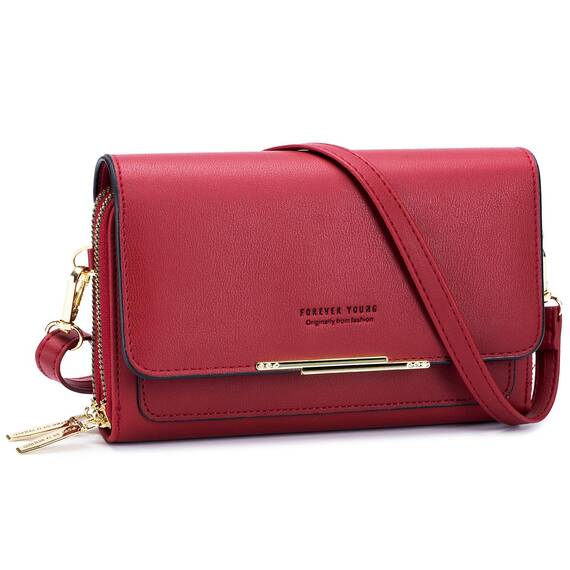 Roulens Klein Handy Umhängetasche,Damen Kleine Umhängetasche, Veganes Leder Crossbody Schultertasche Reisepass Handytasche mit Kartenschlitz Verstellbar Abnehmbar Schultergurt