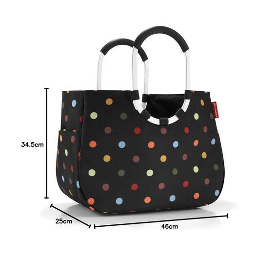 reisenthel loopshopper L 46 x 34,5 x 25 cm / 25 l / dots