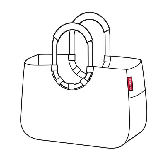 reisenthel loopshopper L Stabile Tasche mit praktischen Fächern aus recycelten PET-Flaschen Charmantes und wasserabweisendes Design, Farbe:safari sand