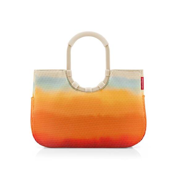 reisenthel loopshopper L mesh tropical – Stabile Tasche mit praktischen Fächern aus recycelten PET-Flaschen – Charmantes und wasserabweisendes Design