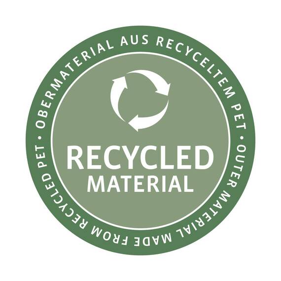 reisenthel loopshopper L in Signature Navy, silberner Rahmen – Stabile Tasche mit praktischen Fächern aus recycelten PET-Flaschen – Charmantes und wasserabweisendes Design