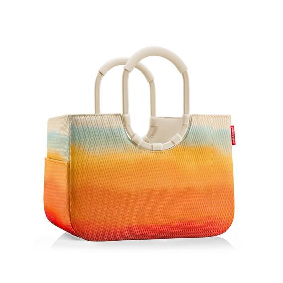 reisenthel loopshopper L mesh tropical – Stabile Tasche mit praktischen Fächern aus recycelten PET-Flaschen – Charmantes und wasserabweisendes Design