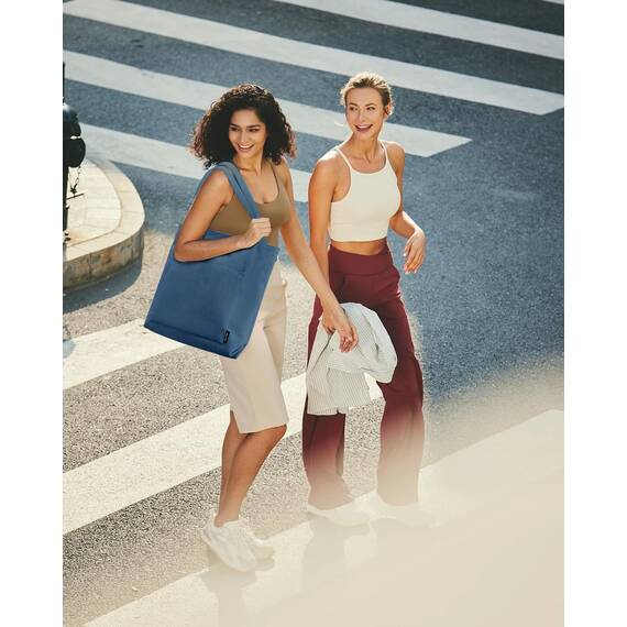 Prite Handtasche Damen Tote Bag Shopper Groß Umhängetasche Cord Beuteltasche Stofftasche für College Schule Arbeit Reisen Einkaufen