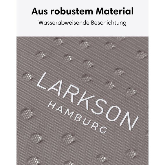 LARKSON Crossbody Bag Damen & Herren Braun - Solveig Large - Große Umhängetasche im Halbmond Style - Halbrunde Schultertasche - Moon Bag Design - Wasserabweisend