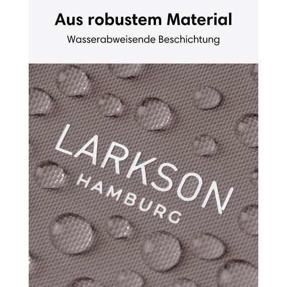 LARKSON Crossbody Bag Damen & Herren Braun - Solveig Small - Umhängetasche im Halbmond Style - Halbrunde Schultertasche - Moon Bag Design - Wasserabweisend