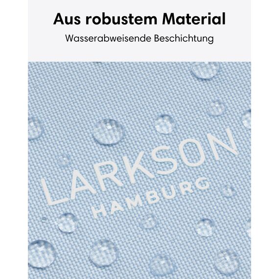 LARKSON Crossbody Bag Damen & Herren Hellblau - Solveig Small - Umhängetasche im Halbmond Style - Halbrunde Schultertasche - Moon Bag Design - Wasserabweisend