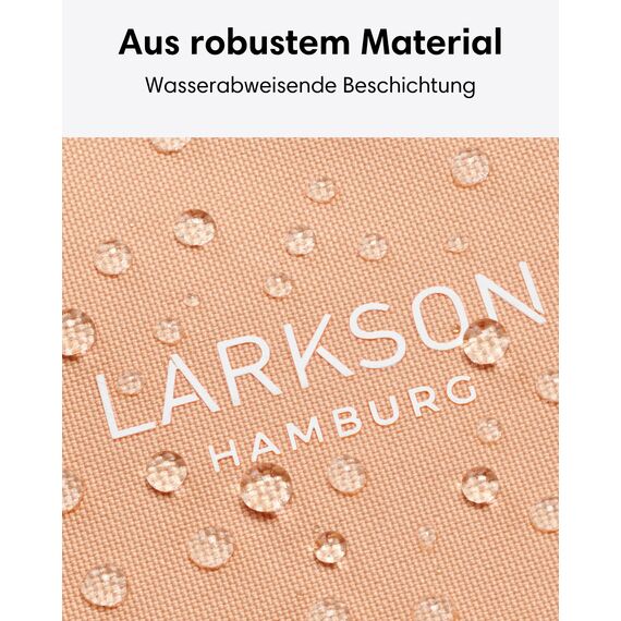 LARKSON Crossbody Bag Damen & Herren Pfirsich - Solveig Medium - Umhängetasche im Halbmond Style - Halbrunde Schultertasche - Moon Bag Design - Wasserabweisend