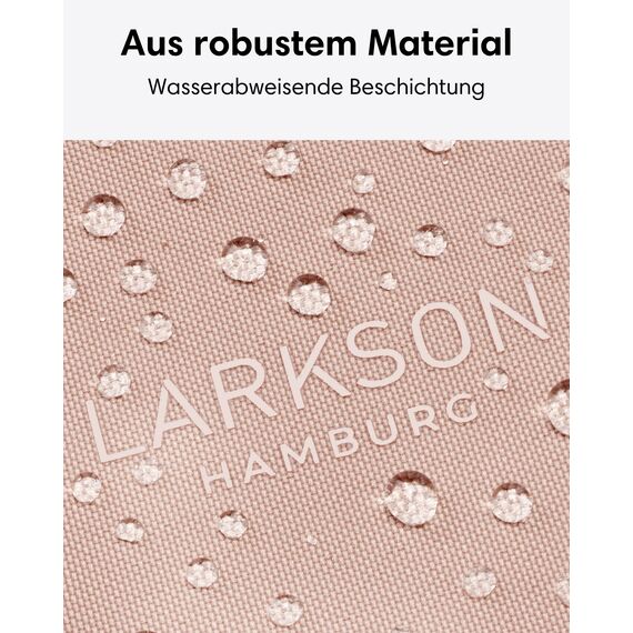 LARKSON Crossbody Bag Damen & Herren Rosa - Solveig Small - Umhängetasche im Halbmond Style - Halbrunde Schultertasche - Moon Bag Design - Wasserabweisend