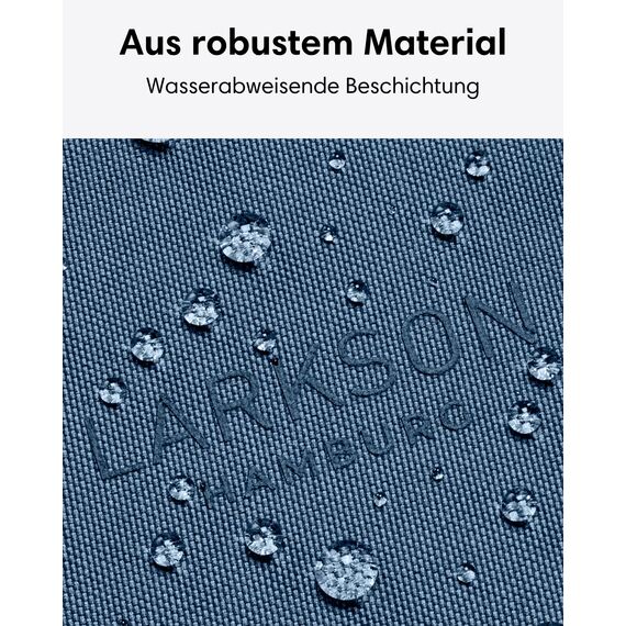 LARKSON Crossbody Bag Damen & Herren Blau - Solveig Small - Umhängetasche im Halbmond Style - Halbrunde Schultertasche - Moon Bag Design - Wasserabweisend