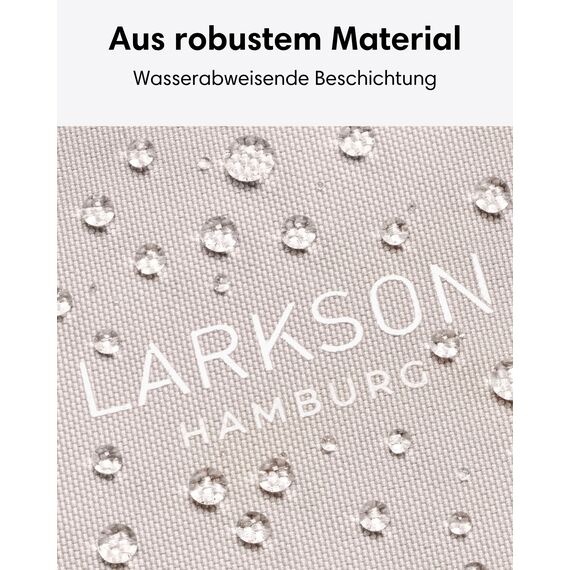 LARKSON Crossbody Bag Damen & Herren Beige - Solveig Medium - Umhängetasche im Halbmond Style - Halbrunde Schultertasche - Moon Bag Design - Wasserabweisend