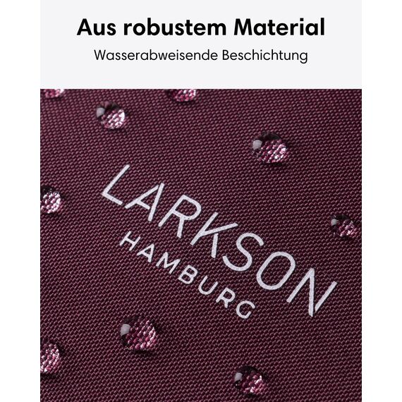 LARKSON Crossbody Bag Damen & Herren Rot - Solveig Small - Umhängetasche im Halbmond Style - Halbrunde Schultertasche - Moon Bag Design - Wasserabweisend