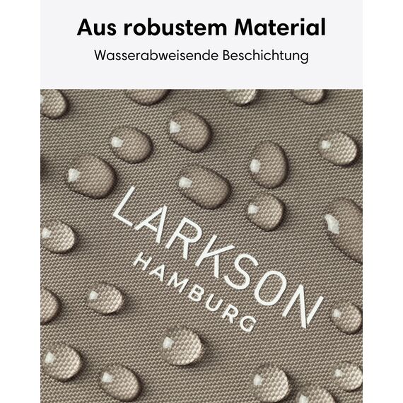 LARKSON Crossbody Bag Damen & Herren Grau - Solveig Medium - Umhängetasche im Halbmond Style - Halbrunde Schultertasche - Moon Bag Design - Wasserabweisend