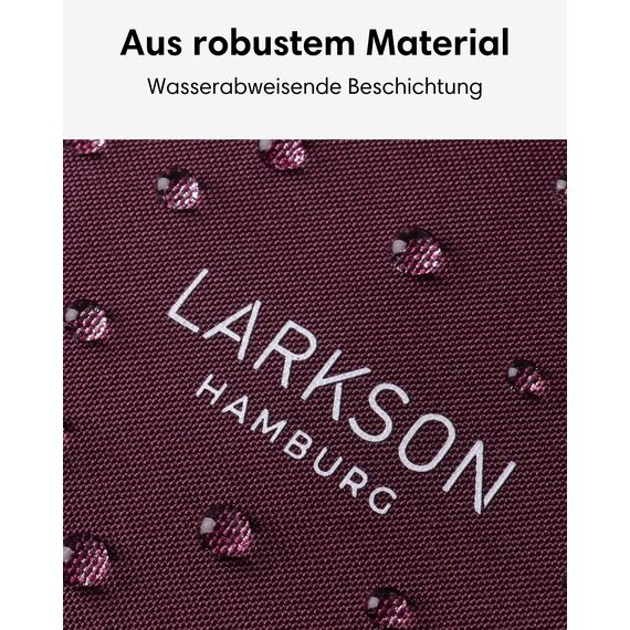 LARKSON Crossbody Bag Damen & Herren Rot - Solveig Medium - Umhängetasche im Halbmond Style - Halbrunde Schultertasche - Moon Bag Design - Wasserabweisend
