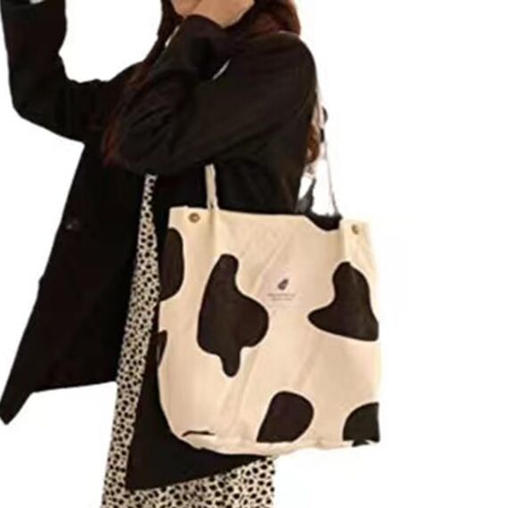 Funtlend Cord Umhängetasche Damen Groß Cord Tasche Damen Cordtasche Cord Shopper Handtasche Schultertasche für Uni Arbeit Mädchen Schule Büro