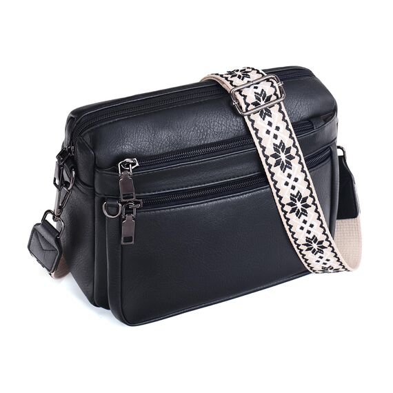 MUIIKOLA umhängetasche damen，umhängetasche mittelgroß tasche umhängetasche,damen leder，Weich Breiter Gurt