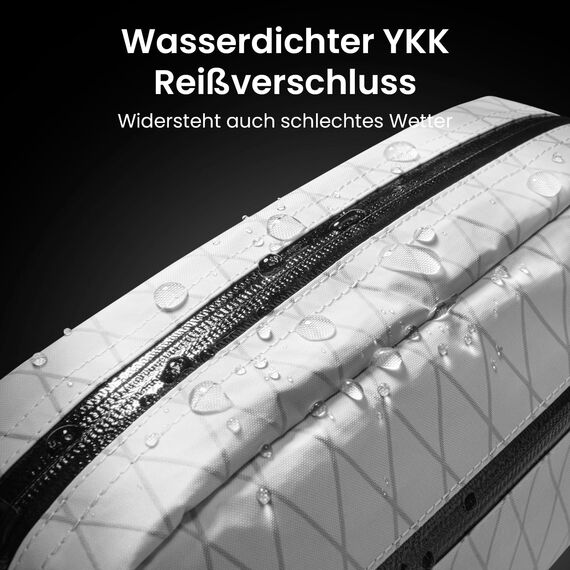 tomtoc X-Pac Sling Bag 3,5L für Nintendo Switch 2 – Leichte RFID-Schutz Schultertasche für Herren & Damen | Anti-Diebstahl & Wasserabweisend Brusttasche für Reise, Wandern, Alltag | Weiß