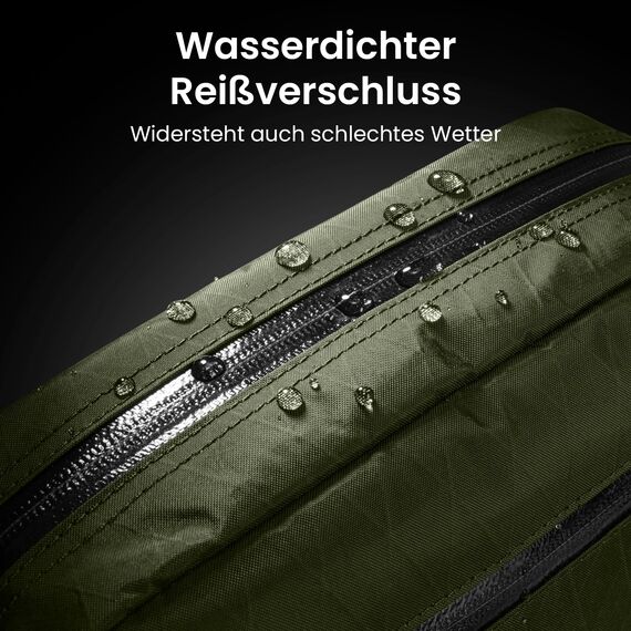 tomtoc X-Pac Sling Bag 3,5L für Nintendo Switch 2 – Leichte RFID-Schutz Schultertasche für Herren & Damen | Anti-Diebstahl & Wasserabweisend Brusttasche für Reise, Wandern, Alltag | Grün