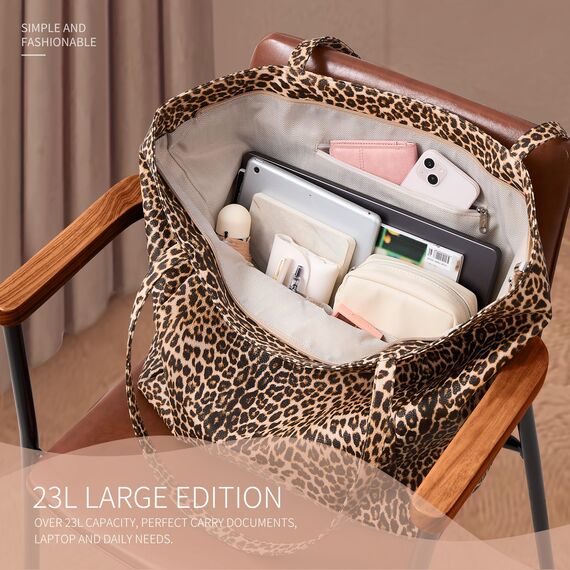 KALIDI Handtasche Damen Shopper Tasche Tote Bag PU Leder Große Schultertasche mit Reißverschluss für Arbeit,Einkauf，Schule