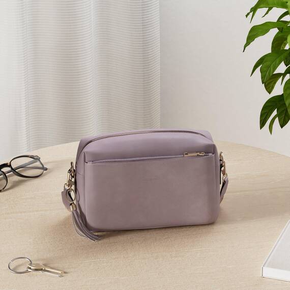 Roulens Damen Handy Umhängetasche,Veganem Leder Crossbody Schultertasche,Breiter Riemen Abendtasche mit drei Reißverschlussfächern Handtaschemit mit Kartenschlitz Verstellbar Abnehmbar Schultergurt