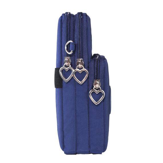 DuoLmi Umhängetasche Damen Klein, Crossbody Tasche für Damen, Nylon Handy Mini-Tasche Kleine Schultertasche Multifunktionale Handytasche, Handytasche zum Umhängen Damen