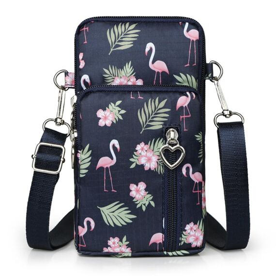 DuoLmi Umhängetasche Damen Klein, Crossbody Tasche für Damen, Nylon Handy Mini-Tasche Kleine Schultertasche Multifunktionale Handytasche, Handytasche zum Umhängen Damen