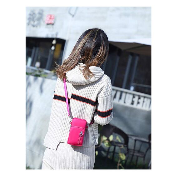 DuoLmi Umhängetasche Damen Klein, Crossbody Tasche für Damen, Nylon Handy Mini-Tasche Kleine Schultertasche Multifunktionale Handytasche, Handytasche zum Umhängen Damen