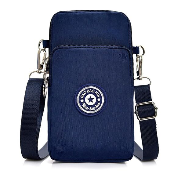 DuoLmi Umhängetasche Damen Klein, Crossbody Tasche für Damen, Nylon Handy Mini-Tasche Kleine Schultertasche Multifunktionale Handytasche, Handytasche zum Umhängen Damen