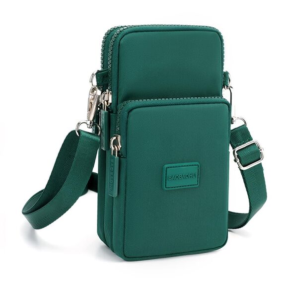 DuoLmi Umhängetasche Damen Klein, Crossbody Tasche für Damen, Nylon Handy Mini-Tasche Kleine Schultertasche Multifunktionale Handytasche, Handytasche zum Umhängen Damen