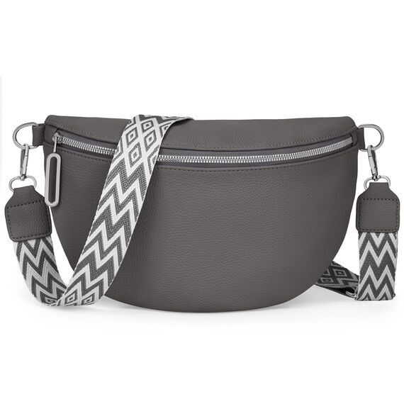 GSenhui Bauchtasche Damen Groß Umhängetasche Frauen Crossbody Bag Veganes Leder Gürteltasche Klein Handtasche für Reisen Wandern