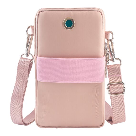 DuoLmi Umhängetasche Damen Klein, Crossbody Tasche für Damen, Nylon Handy Mini-Tasche Kleine Schultertasche Multifunktionale Handytasche, Handytasche zum Umhängen Damen