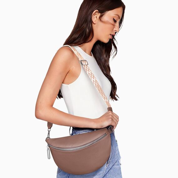 GSenhui Bauchtasche Damen Groß Umhängetasche Frauen Crossbody Bag Breiter Gurt Gürteltasche Klein Handtasche für Reisen Wandern