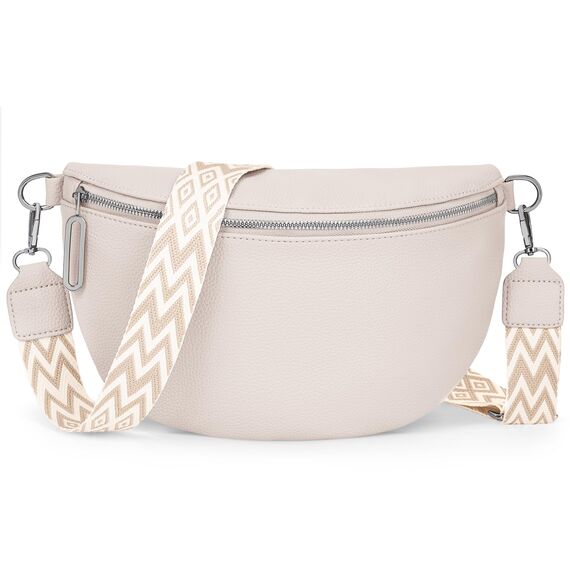 GSenhui Bauchtasche Damen Groß Umhängetasche Frauen Crossbody Bag Veganes Leder Gürteltasche Klein Handtasche für Reisen Wandern