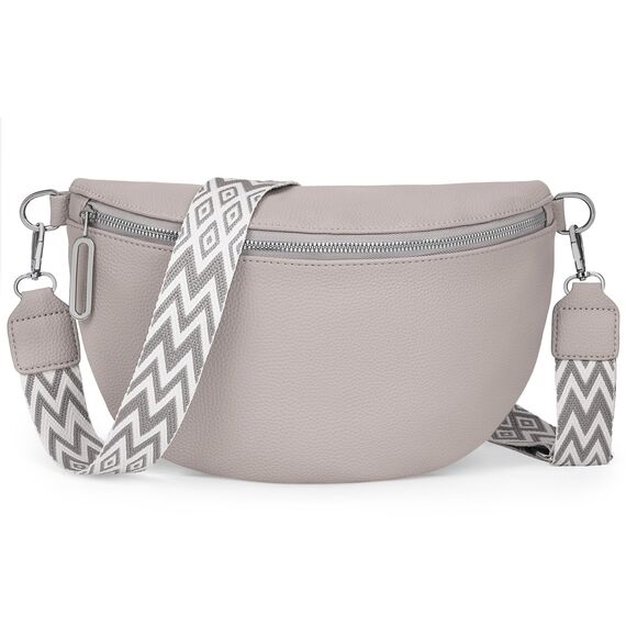 GSenhui Bauchtasche Damen Groß Umhängetasche Frauen Crossbody Bag Veganes Leder Gürteltasche Klein Handtasche für Reisen Wandern