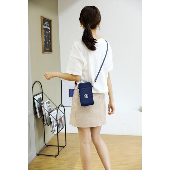 DuoLmi Umhängetasche Damen Klein, Crossbody Tasche für Damen, Nylon Handy Mini-Tasche Kleine Schultertasche Multifunktionale Handytasche, Handytasche zum Umhängen Damen