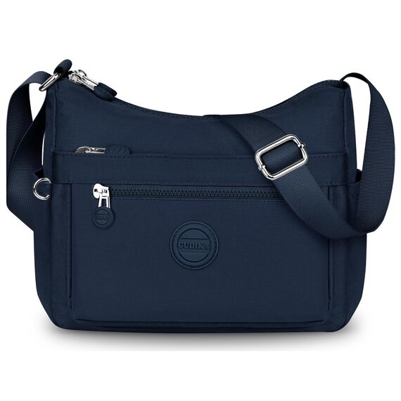 VOBUKE Umhängetasche Damen Mittelgroß Wasserdicht Nylon Crossbody Bag mit Vielen Fächern Leichte Schultertasche Verstellbarer Breitem Freizeit Kleine Messenger Bag für Einkaufen, Reisen