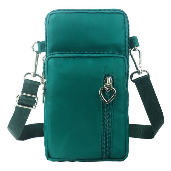 DuoLmi Umhängetaschen für Frauen, wasserdichte Handytasche, Nylon-Handgelenktasche, Reißverschluss, Handytasche, Handtasche, Armband, Umhängetasche, Samsung Galaxy S23, S22…