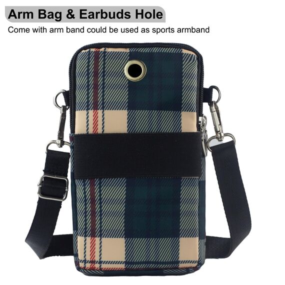 DuoLmi Umhängetasche Damen Klein, Crossbody Tasche für Damen, Nylon Handy Mini-Tasche Kleine Schultertasche Multifunktionale Handytasche, Handytasche zum Umhängen Damen