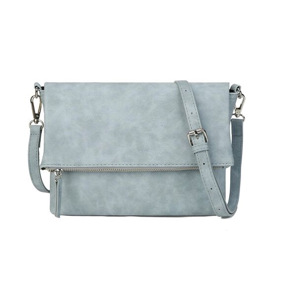 Gladdon Umhängetasche damen,Schultertasche mit Reißverschluss, Crossbody Tasche, Leder Handtasche Klein, Daypack…